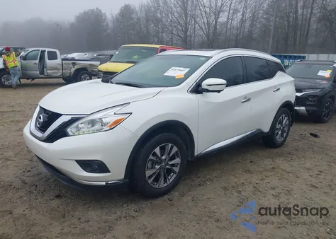 2017 Nissan Murano Sl from USA, damaged, VIN 5N1AZ2MG4HN189887